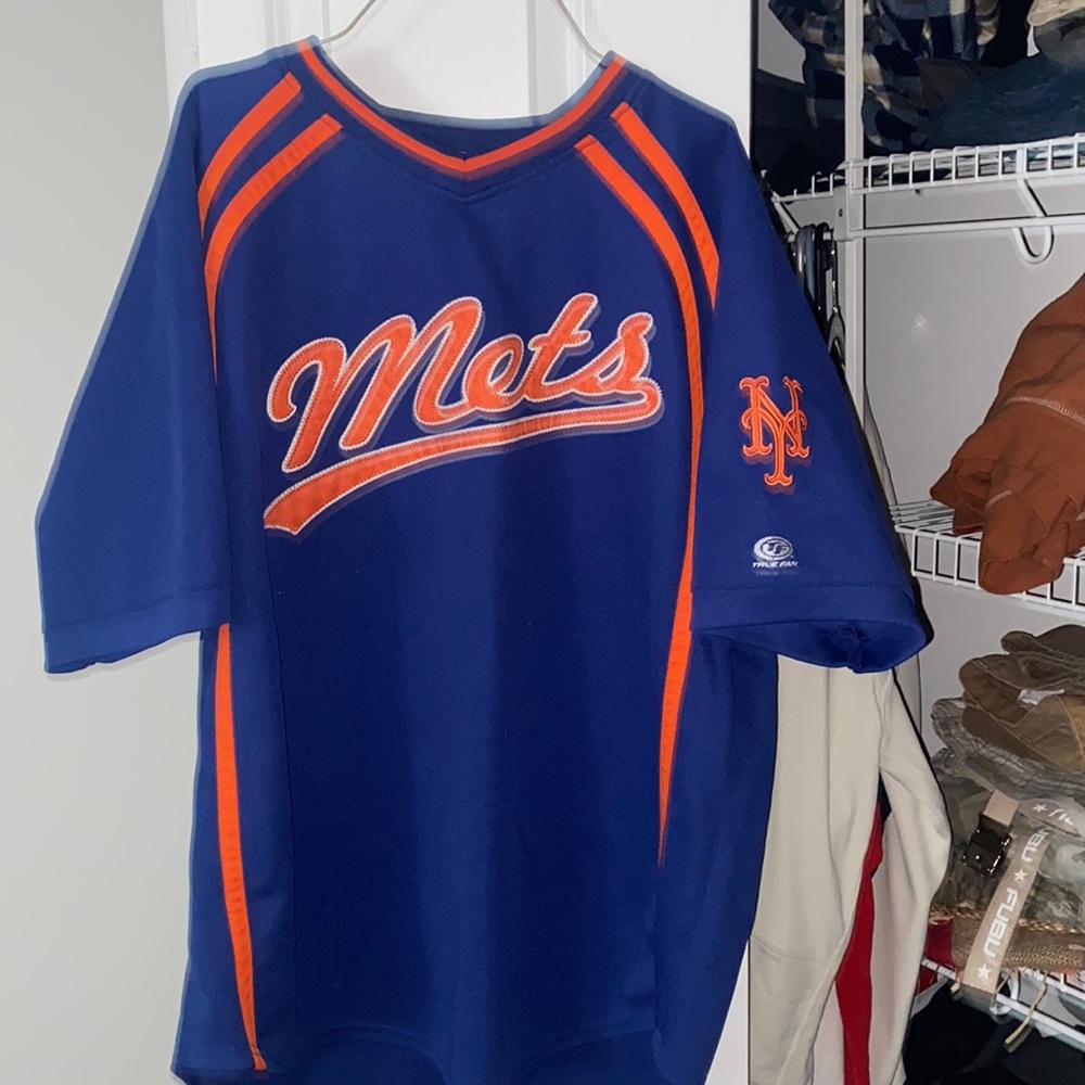 New York Mets Mesh Pullover Jersey